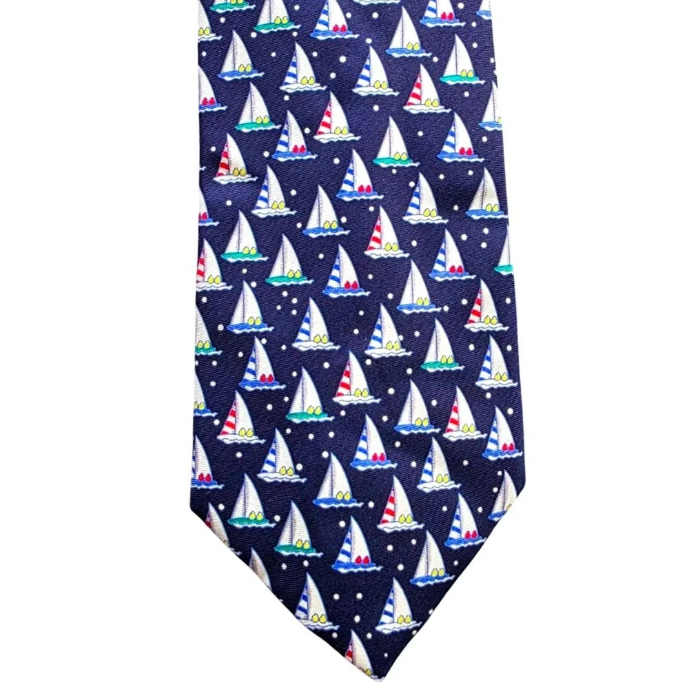 Tie Frostbite Sailing‎ Necktie by Eric Holch for Alyn Neckwear Novelty